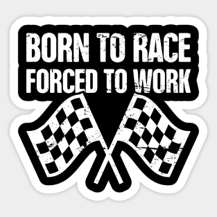 Born To Race | Race Car Racing Gift Sticker